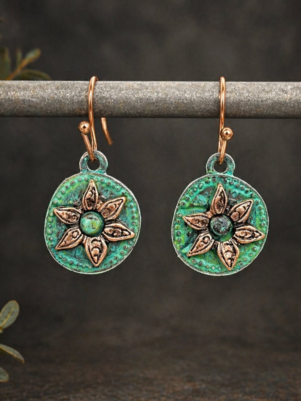 Daisy Drop Earrings - Picture 3 of 5